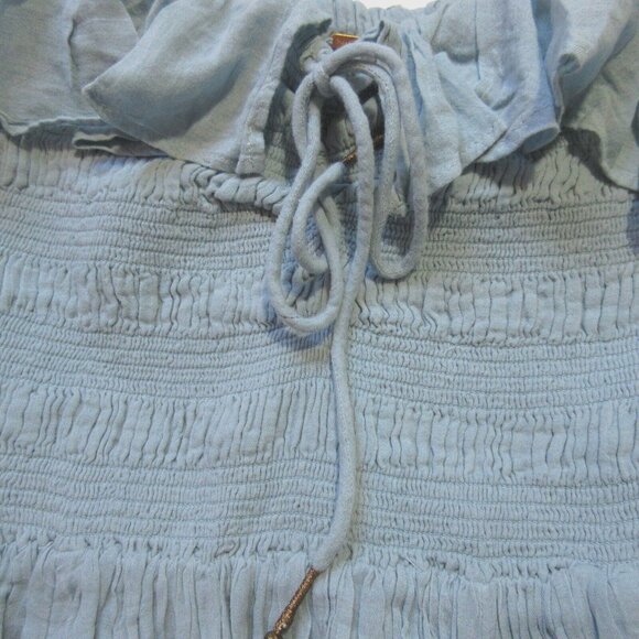 Free People Oasis Light Blue Midi Dress - Picture 5 of 8